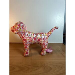 Victoria's Secret PINK Floral Pattern DREAM Puppy Dog Plush